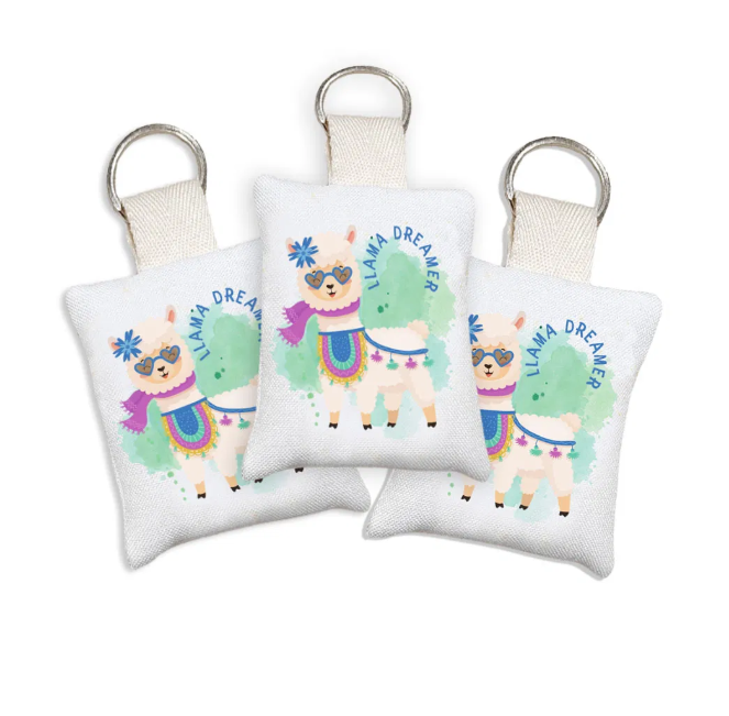 Μαξιλαράκι μπρελόκ λάμα αναμνηστικό δώρο για πάρτι ή παιδική μπομπονιέρα